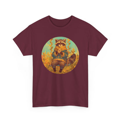 Cocoa Raccoon Unisex Heavy Cotton Tee