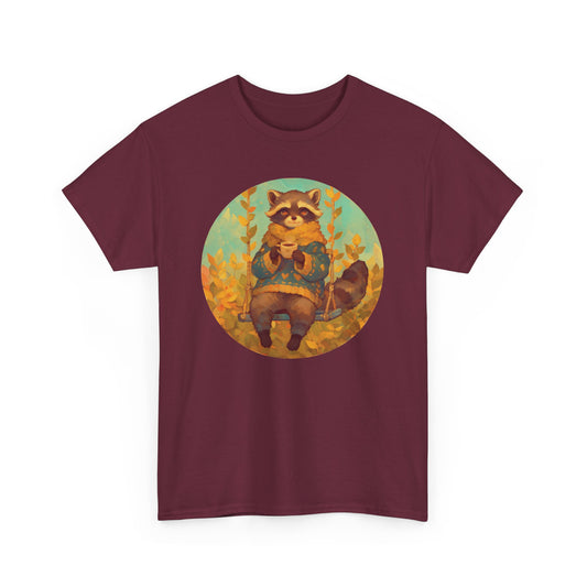 Cocoa Raccoon Unisex Heavy Cotton Tee
