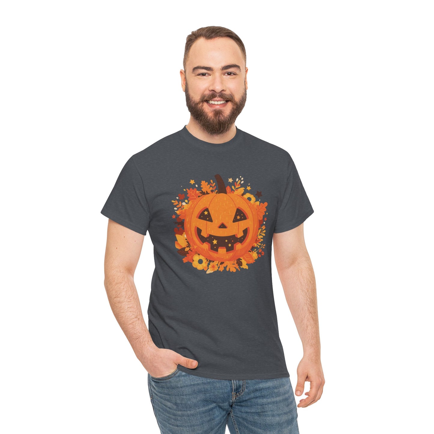 Jack-O-Lantern Unisex Heavy Cotton Tee