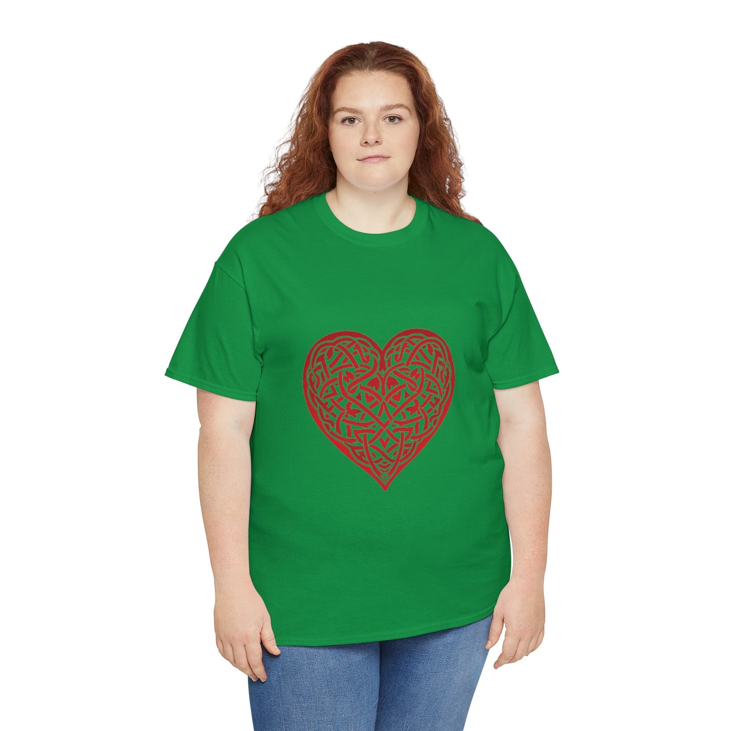 Celtic Heart Unisex Heavy Cotton Tee