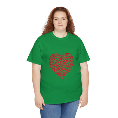 Celtic Heart Unisex Heavy Cotton Tee