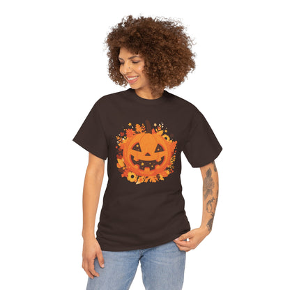 Jack-O-Lantern Unisex Heavy Cotton Tee