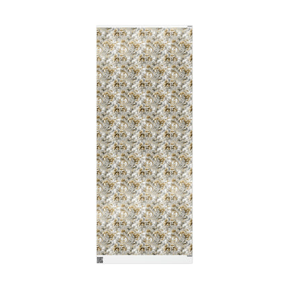 Silver & Gold Filigree Wrapping Papers