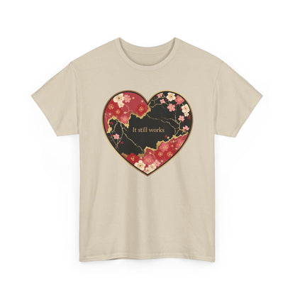 Kintsugi Heart Unisex Heavy Cotton Tee