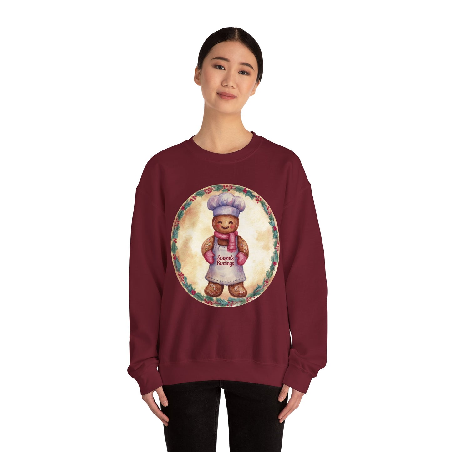 Gingerbread Baker Unisex Heavy Blend™ Crewneck Sweatshirt