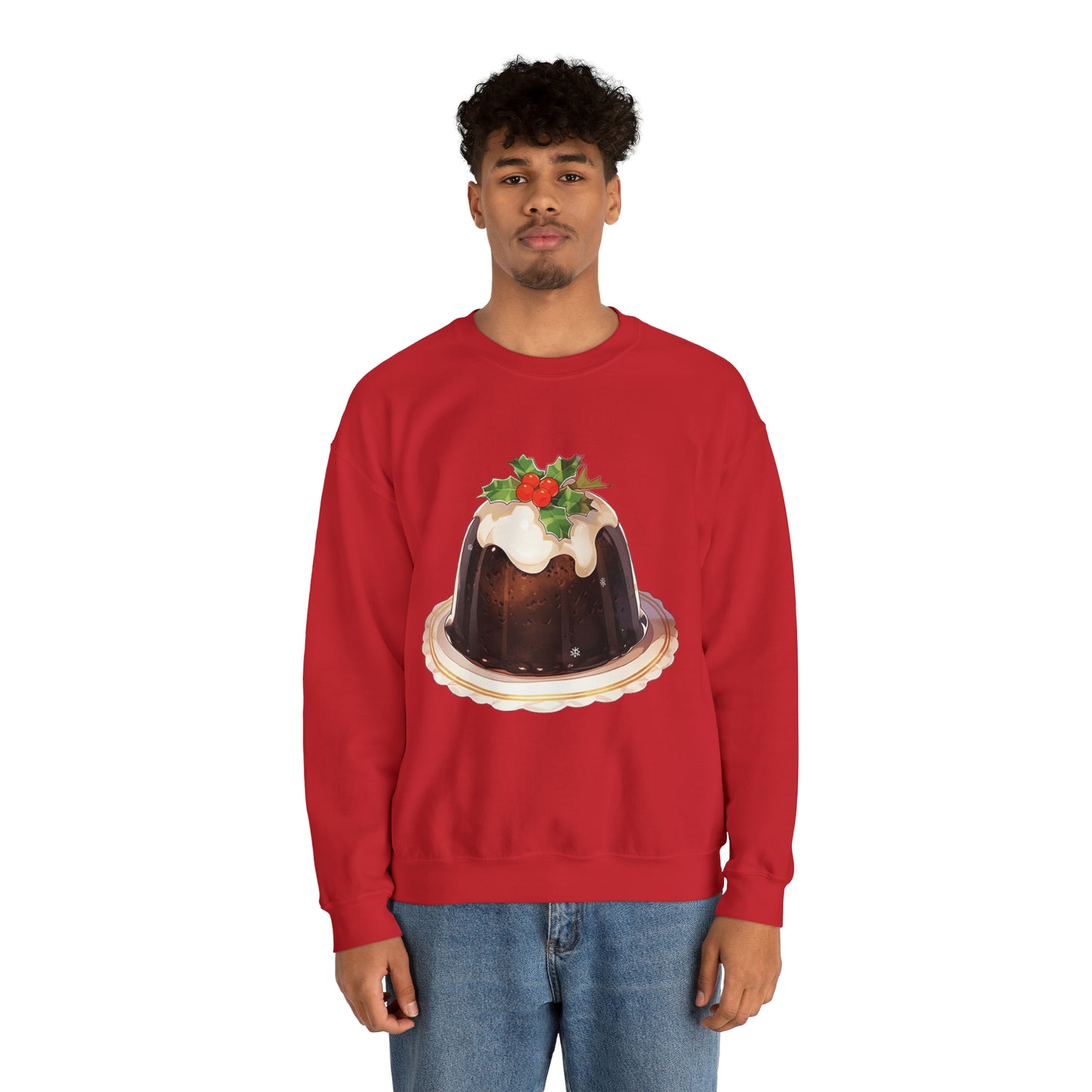 Christmas Pudding Unisex Heavy Blend™ Crewneck Sweatshirt