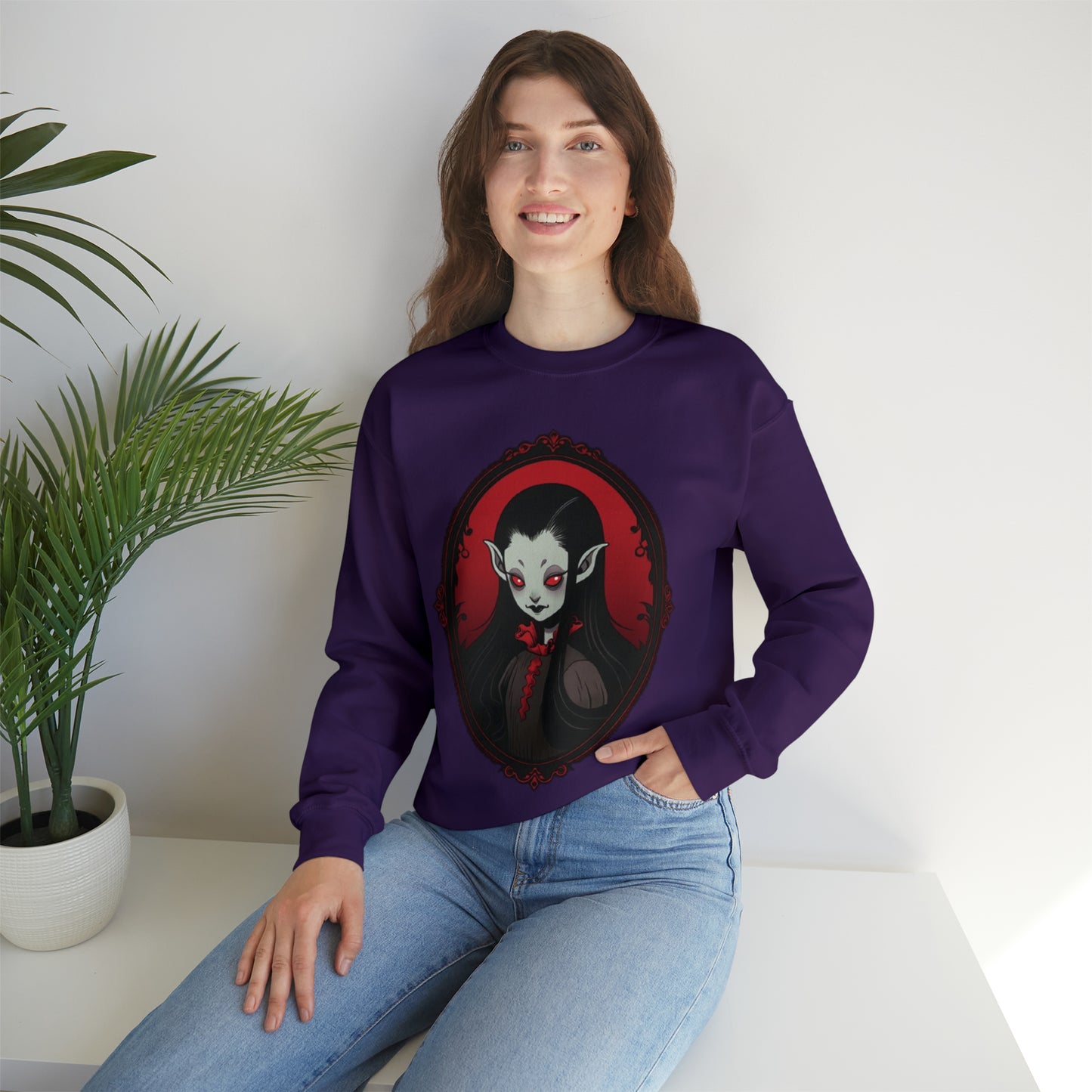Cameo Vamp Unisex Heavy Blend™ Crewneck Sweatshirt