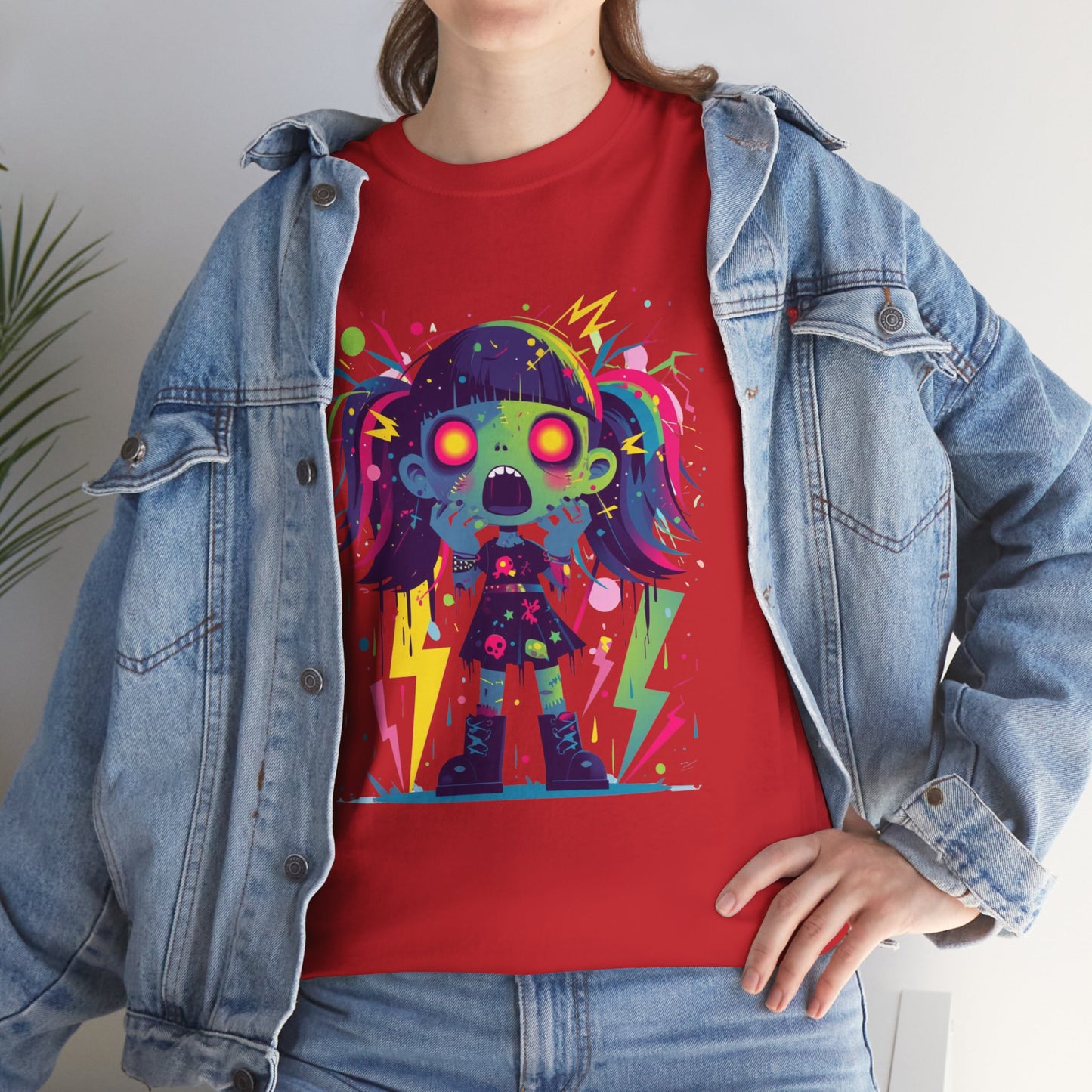 Electrified Zombie Unisex Heavy Cotton Tee