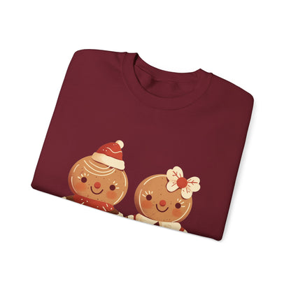Gingerbread Couple Unisex Heavy Blend™ Crewneck Sweatshirt