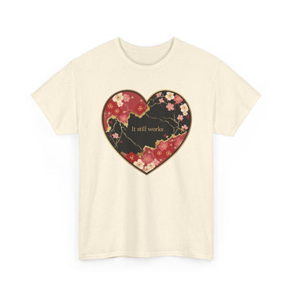 Kintsugi Heart Unisex Heavy Cotton Tee