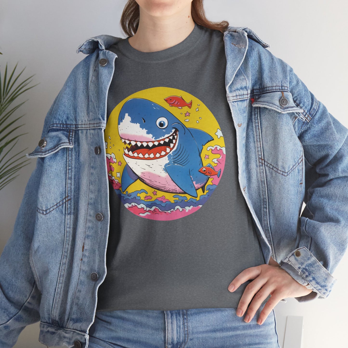 Shark Unisex Heavy Cotton Tee
