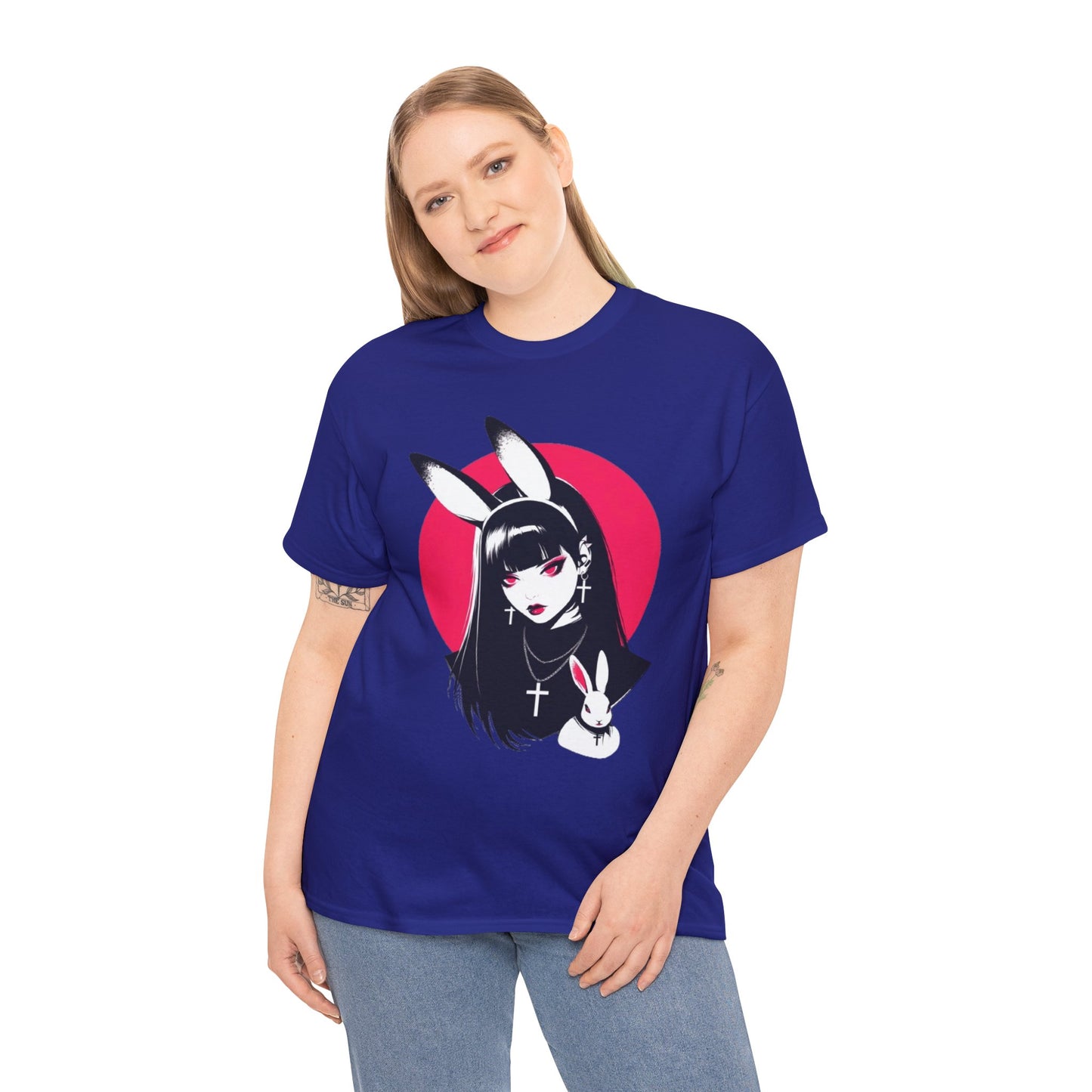 Vampire Bunny Unisex Heavy Cotton Tee