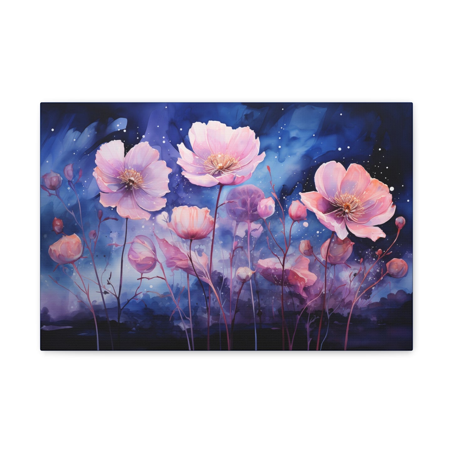Spectral Blooms Canvas Gallery Wrap