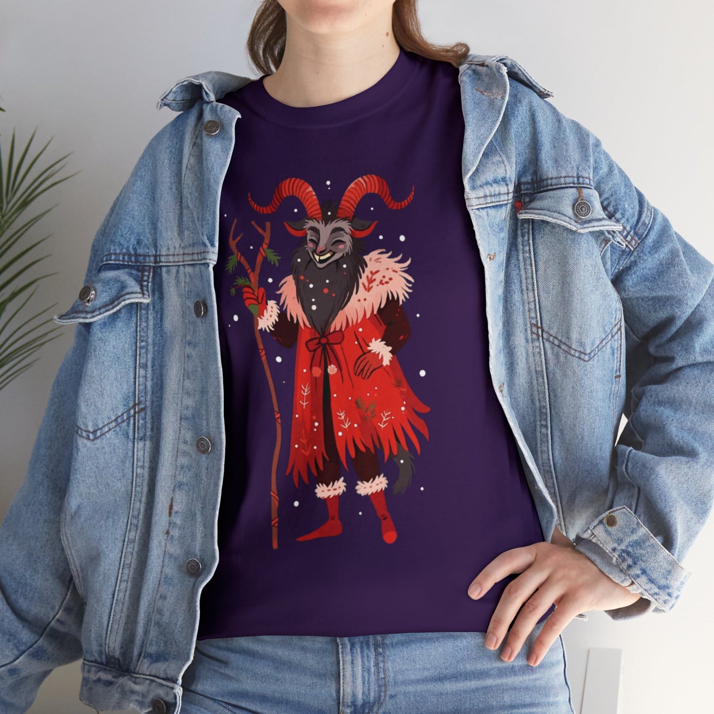 Merry Krampus Unisex Heavy Cotton Tee