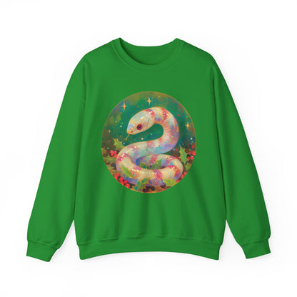 Candy Stripe Snake Unisex Heavy Blend™ Crewneck Sweatshirt