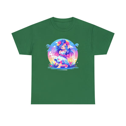 Hula Girl Unisex Heavy Cotton Tee
