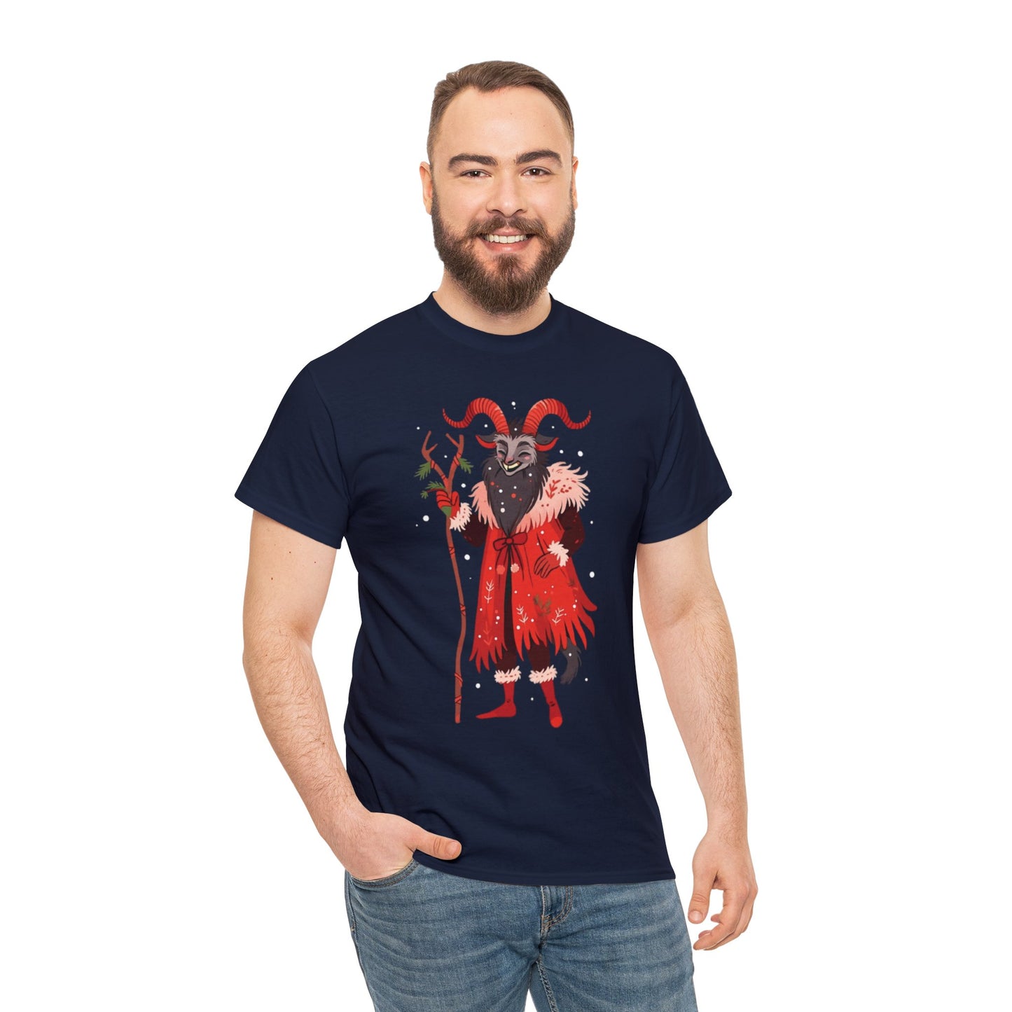 Merry Krampus Unisex Heavy Cotton Tee