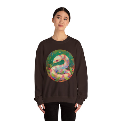 Candy Stripe Snake Unisex Heavy Blend™ Crewneck Sweatshirt