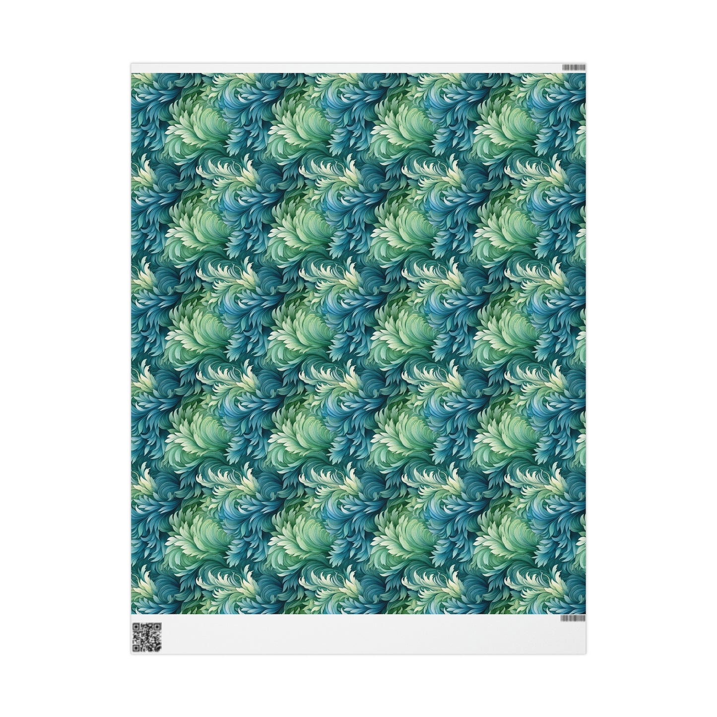 Peacock Flourishes Wrapping Papers