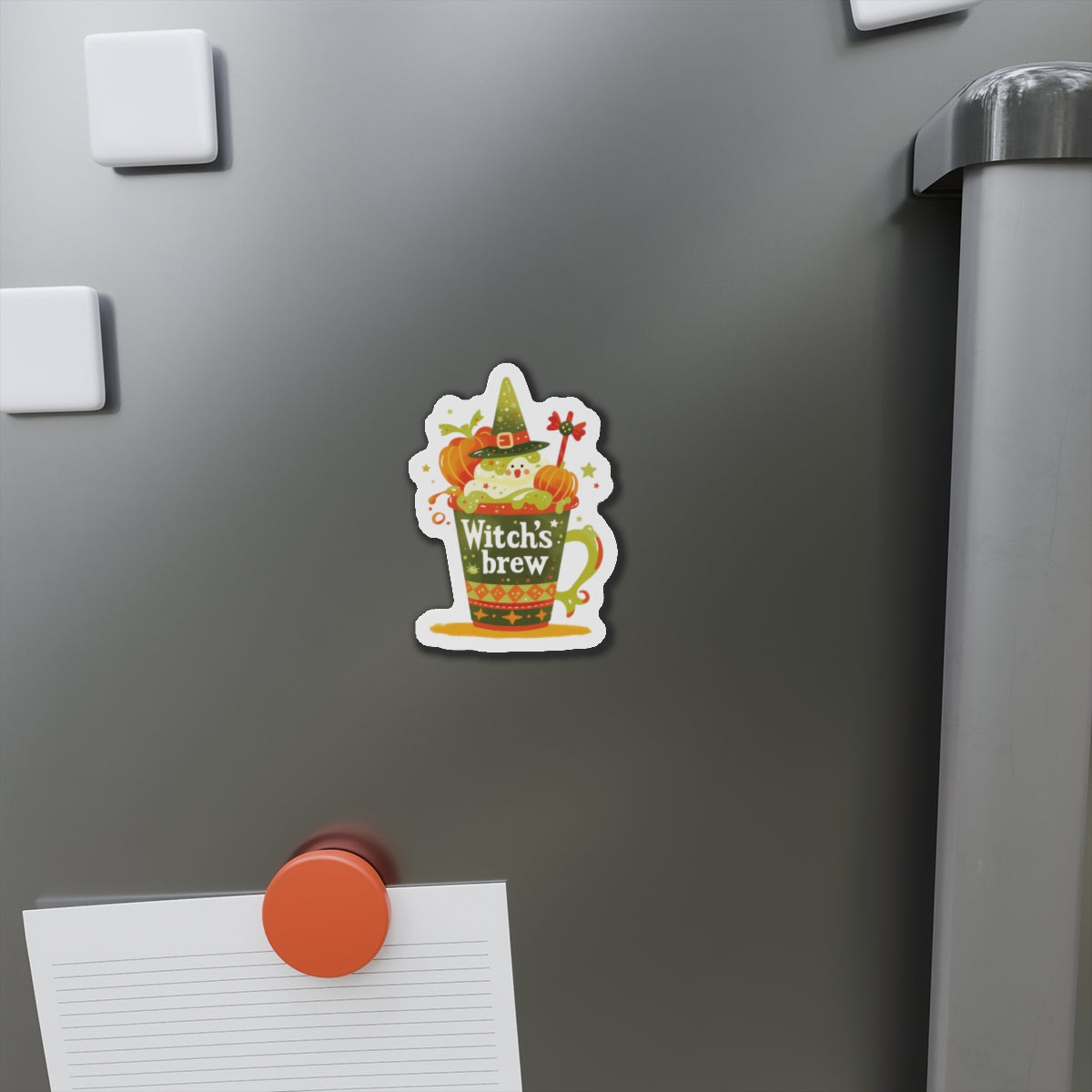 Witch's Brew Die-Cut Magnets