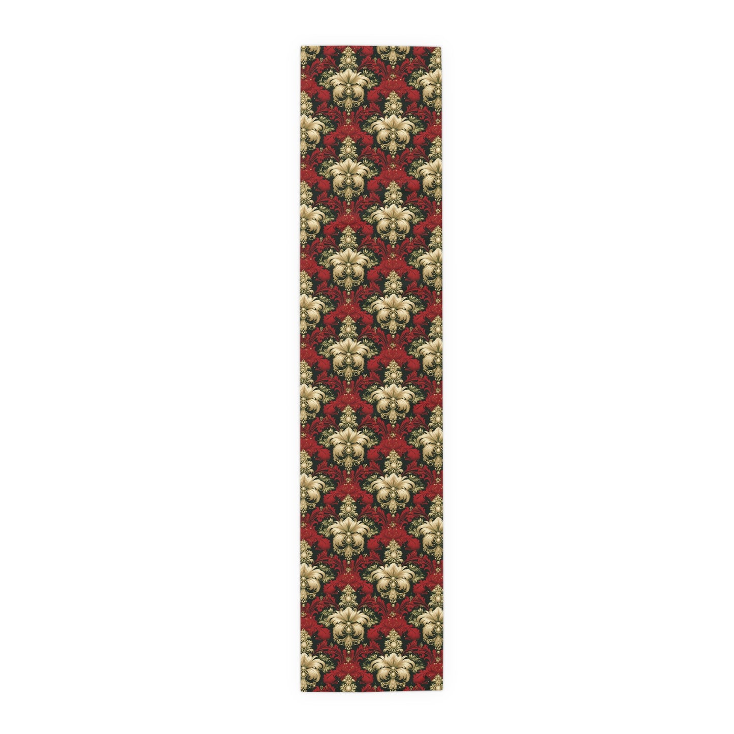 Christmas Damask Table Runner (Cotton, Poly)