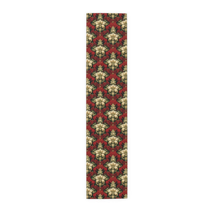 Christmas Damask Table Runner (Cotton, Poly)