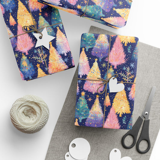 Whimsical Trees Wrapping Papers