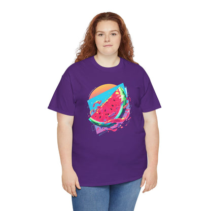 Summer Watermelon Unisex Heavy Cotton Tee
