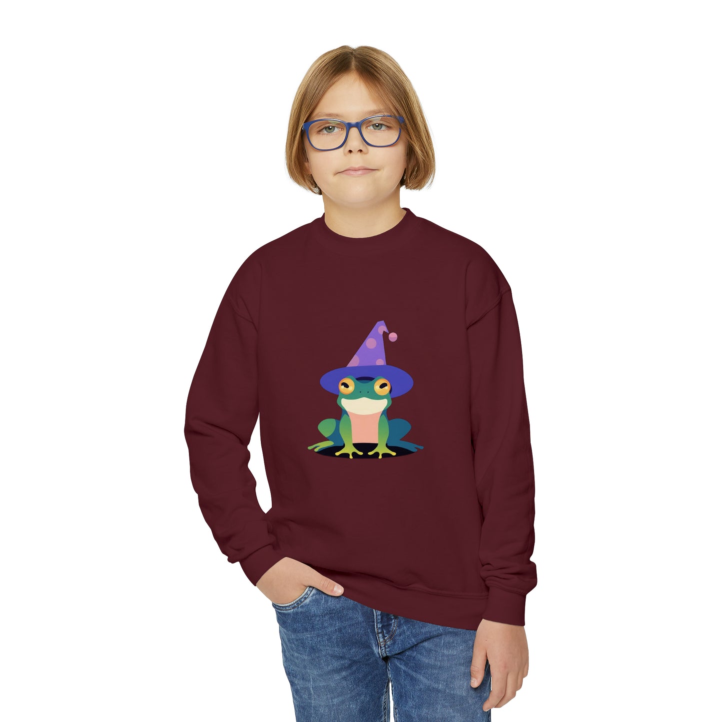 Wizard Frog Youth Crewneck Sweatshirt