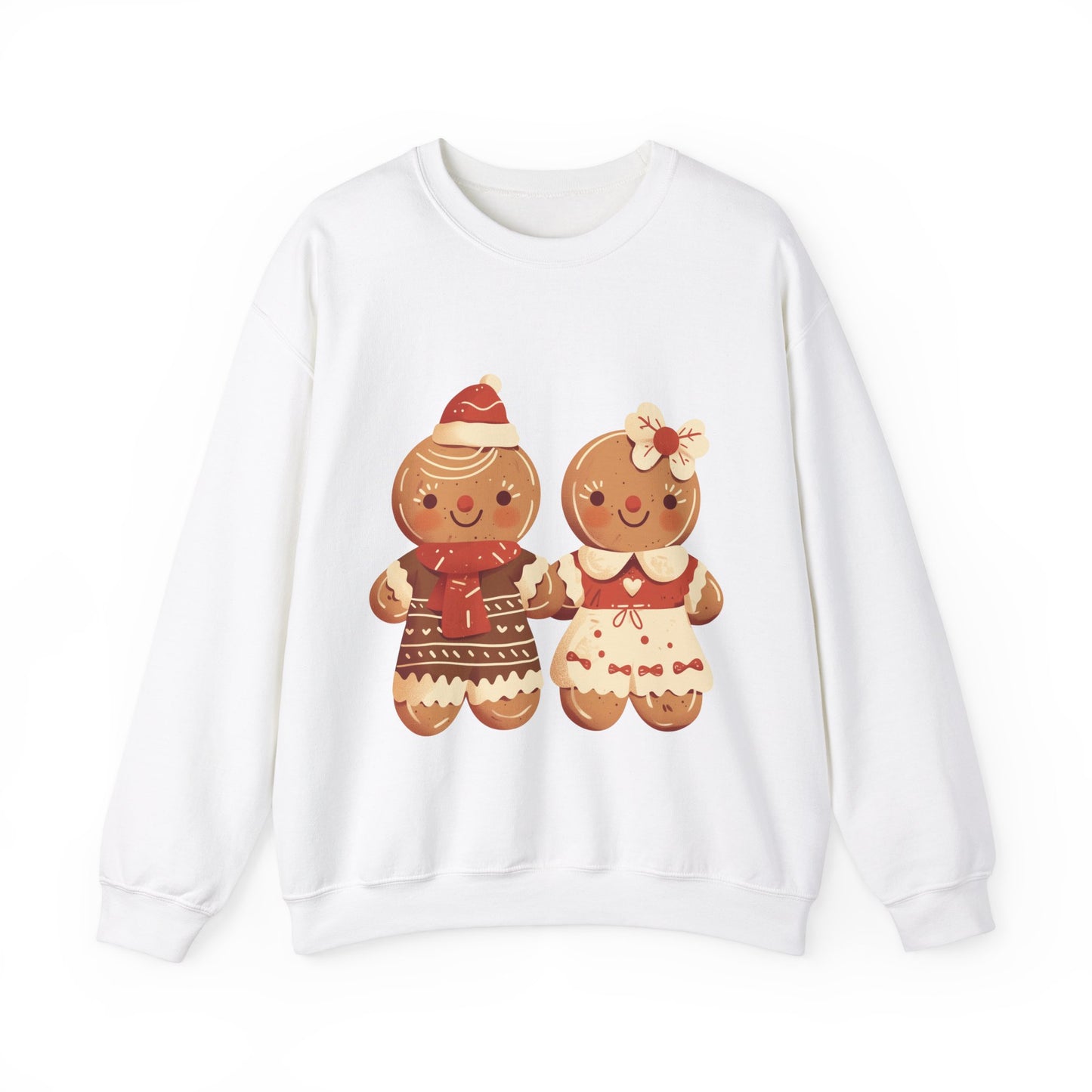 Gingerbread Couple Unisex Heavy Blend™ Crewneck Sweatshirt
