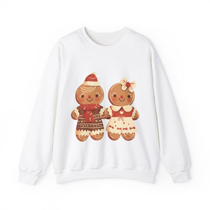 Gingerbread Couple Unisex Heavy Blend™ Crewneck Sweatshirt