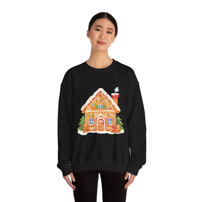 Gingerbread House Unisex Heavy Blend™ Crewneck Sweatshirt