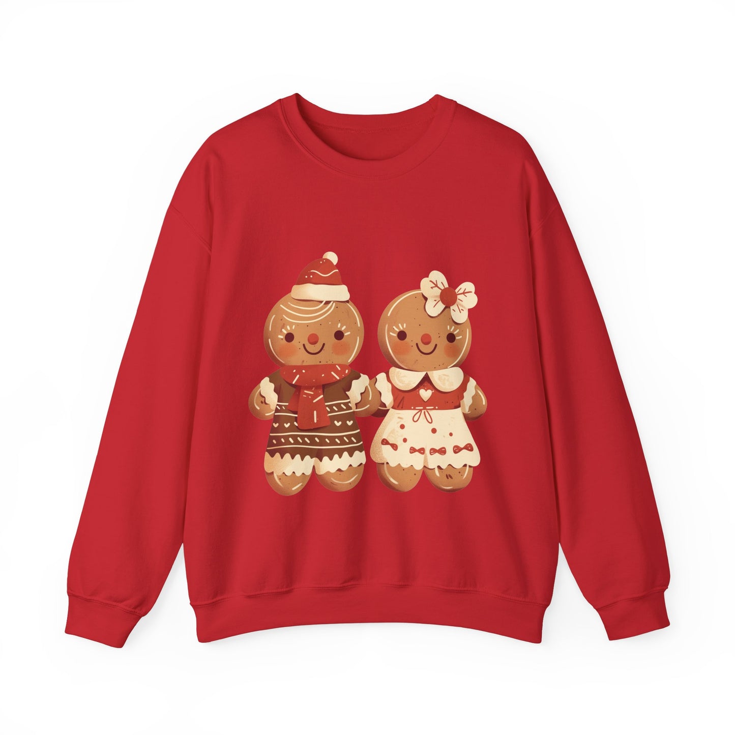 Gingerbread Couple Unisex Heavy Blend™ Crewneck Sweatshirt