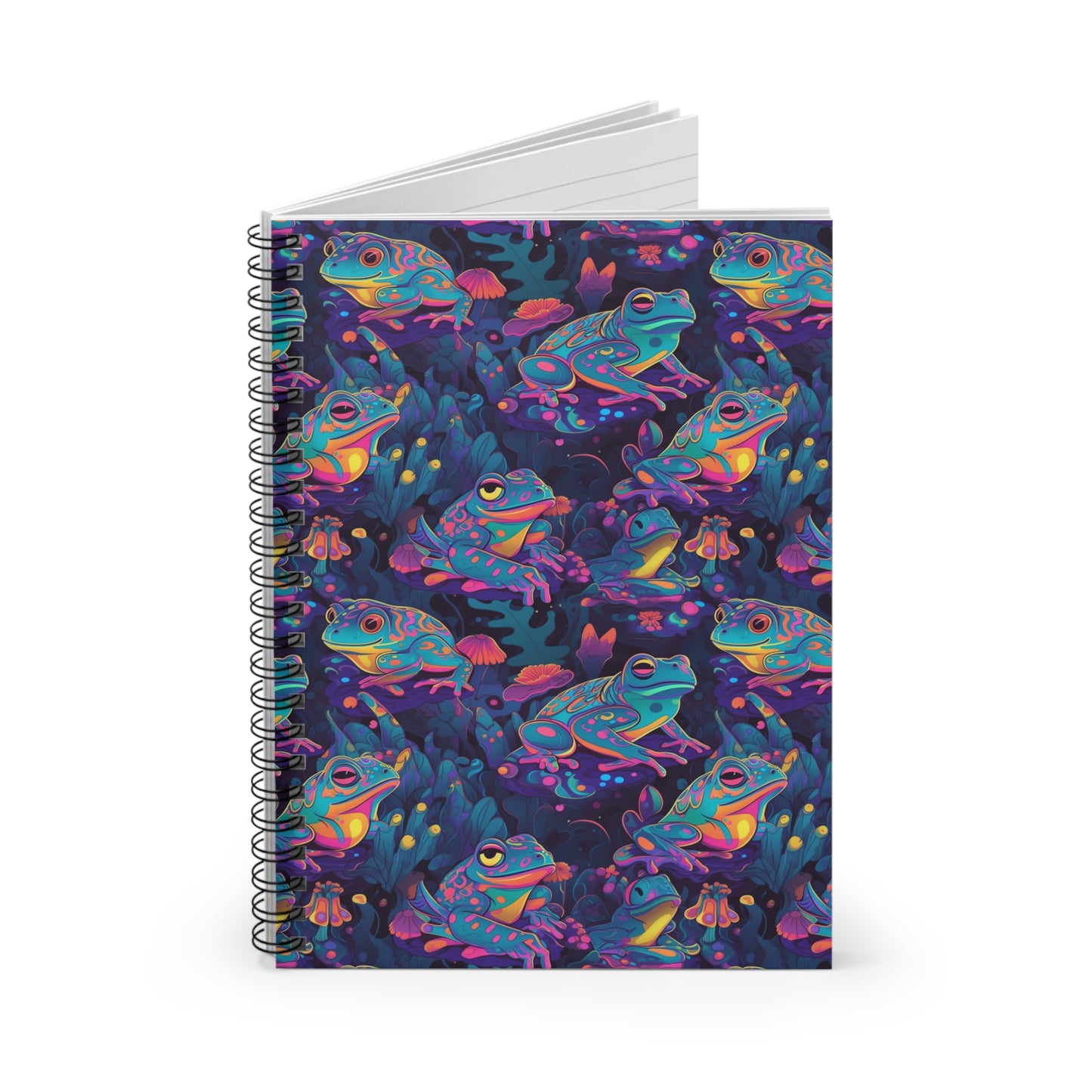 Funky Frogs Spiral Notebook - Ruled Line