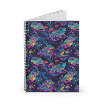 Funky Frogs Spiral Notebook - Ruled Line