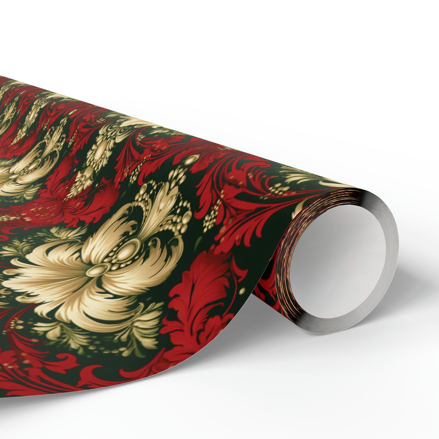 Christmas Damask Wrapping Papers