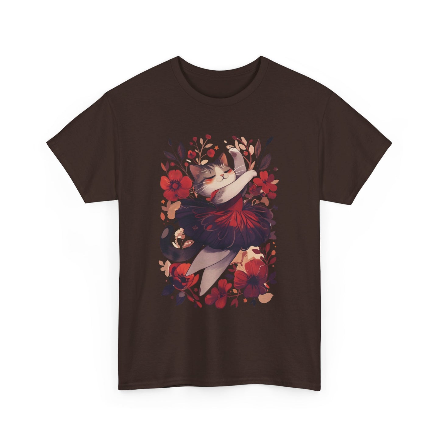 Ballet Cat Unisex Heavy Cotton Tee