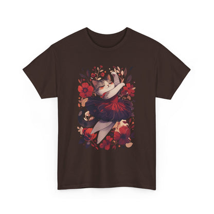 Ballet Cat Unisex Heavy Cotton Tee