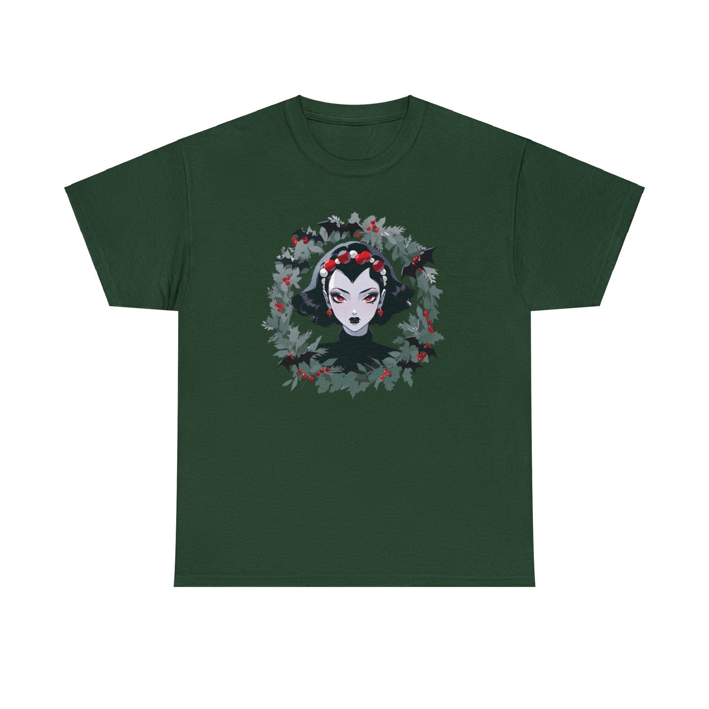Vampire Wreath Unisex Heavy Cotton Tee