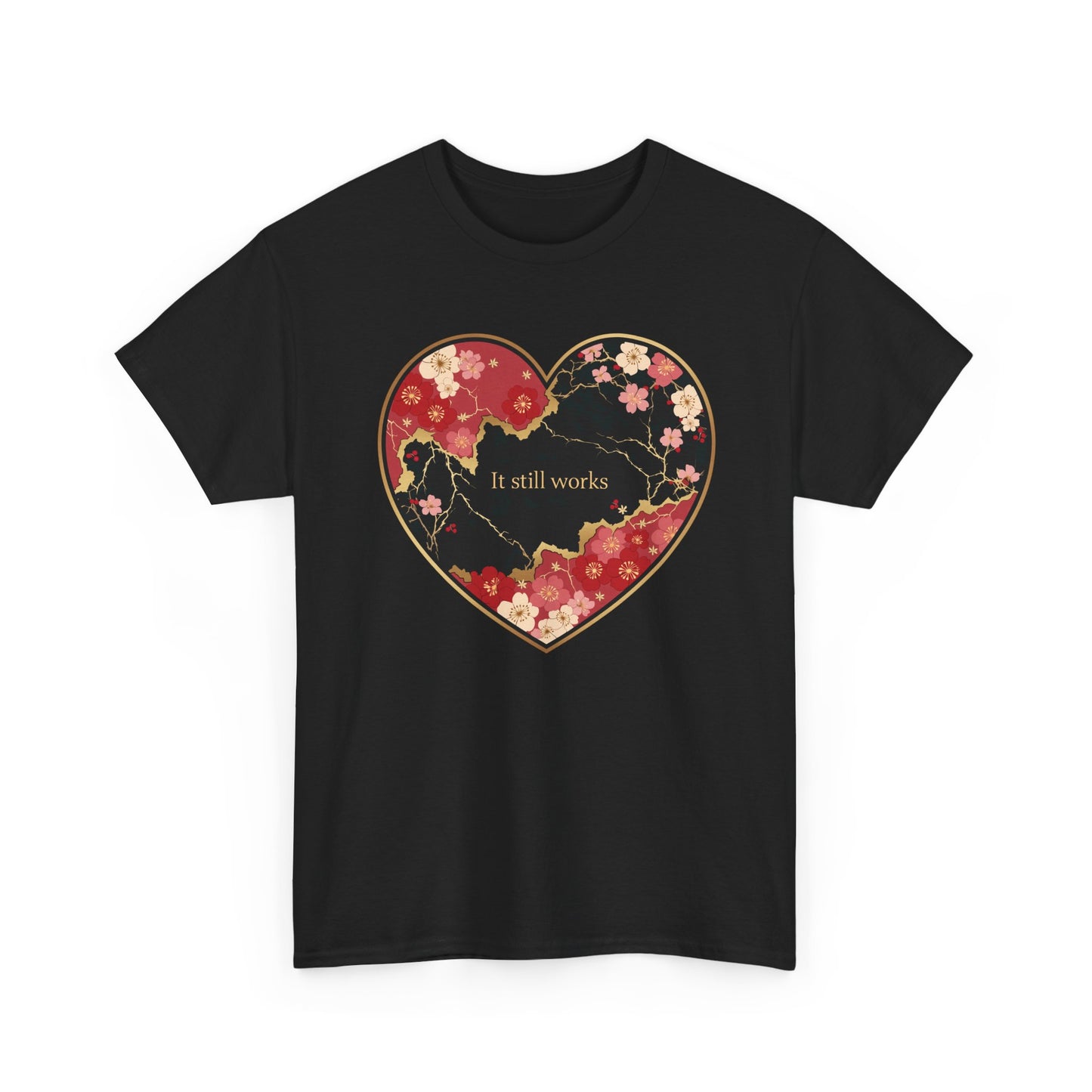 Kintsugi Heart Unisex Heavy Cotton Tee