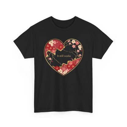 Kintsugi Heart Unisex Heavy Cotton Tee