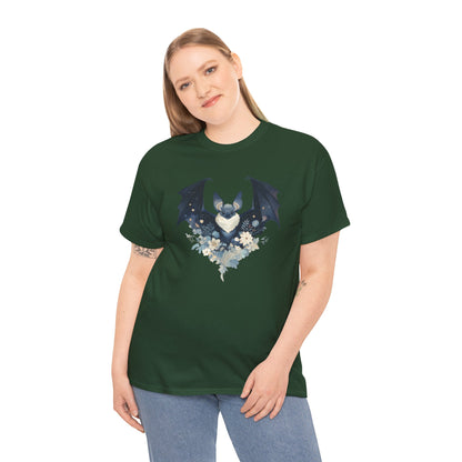 Midnight Bat Unisex Heavy Cotton Tee