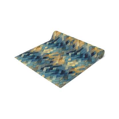 Basket Weave Table Runner (Cotton, Poly)