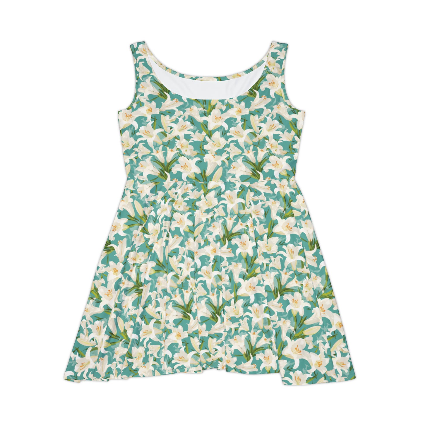 Easter Lilies Women's Skater Dress (AOP)