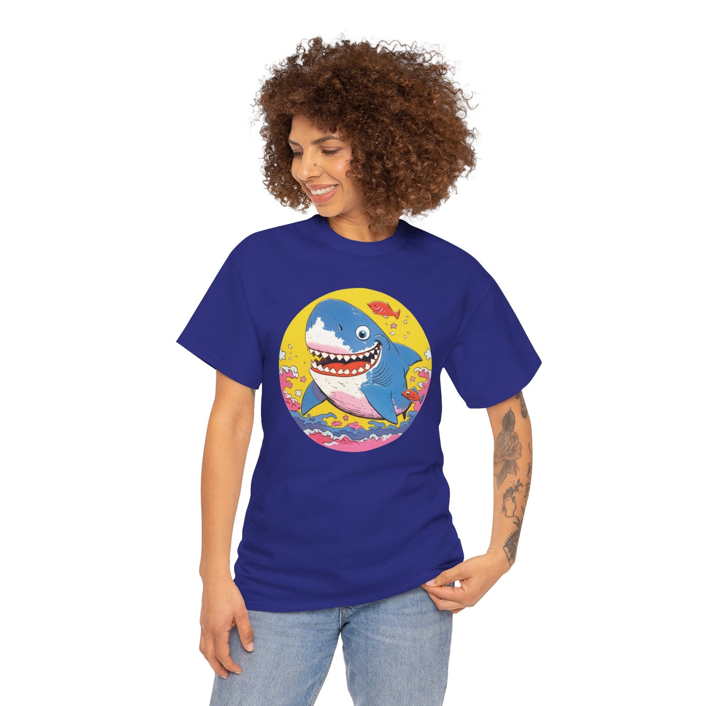 Shark Unisex Heavy Cotton Tee