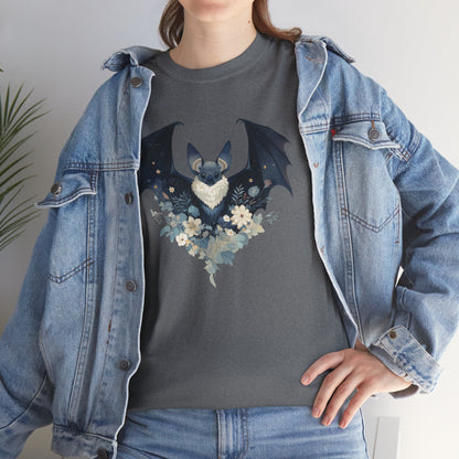 Midnight Bat Unisex Heavy Cotton Tee