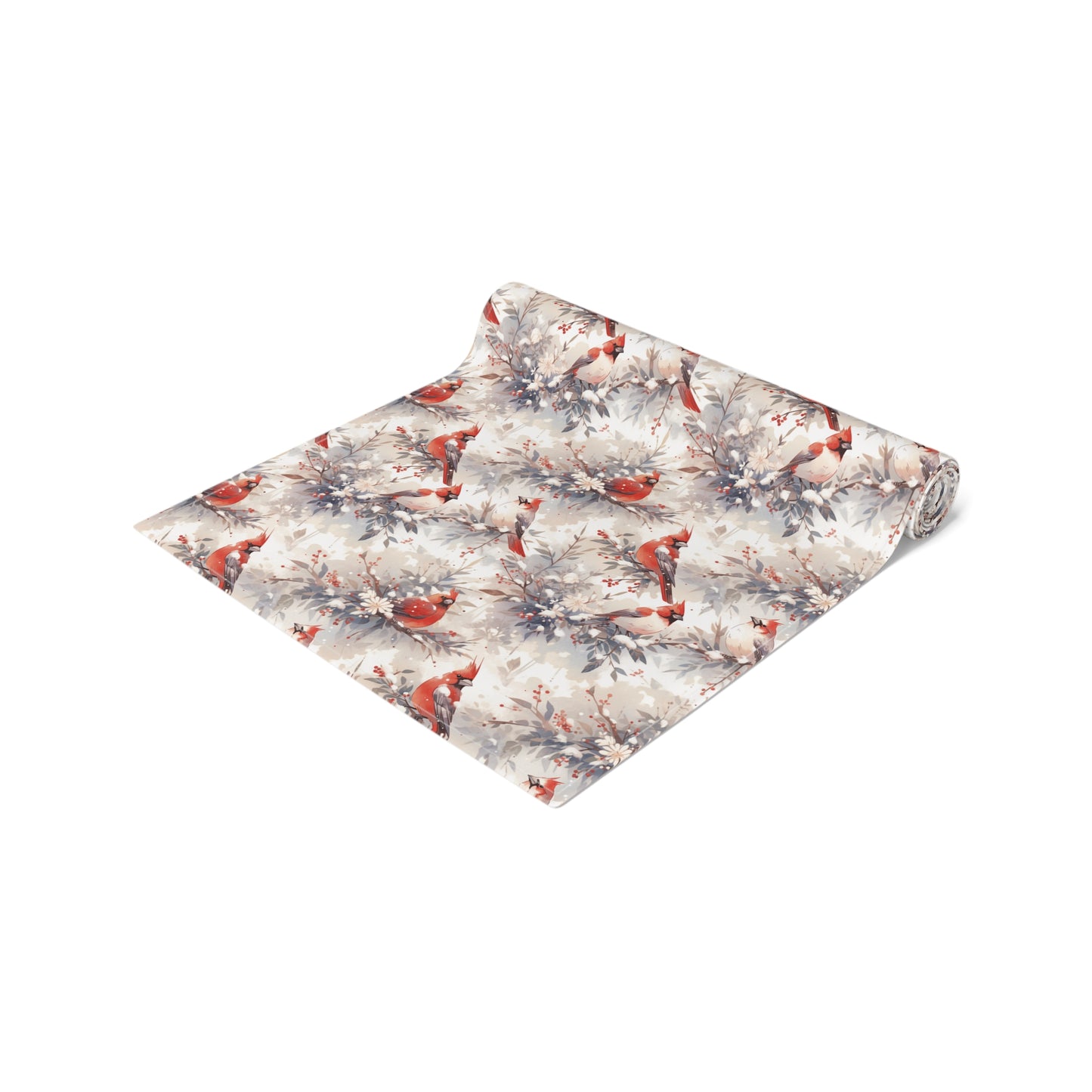 Winter Cardinals Table Runner (Cotton, Poly)