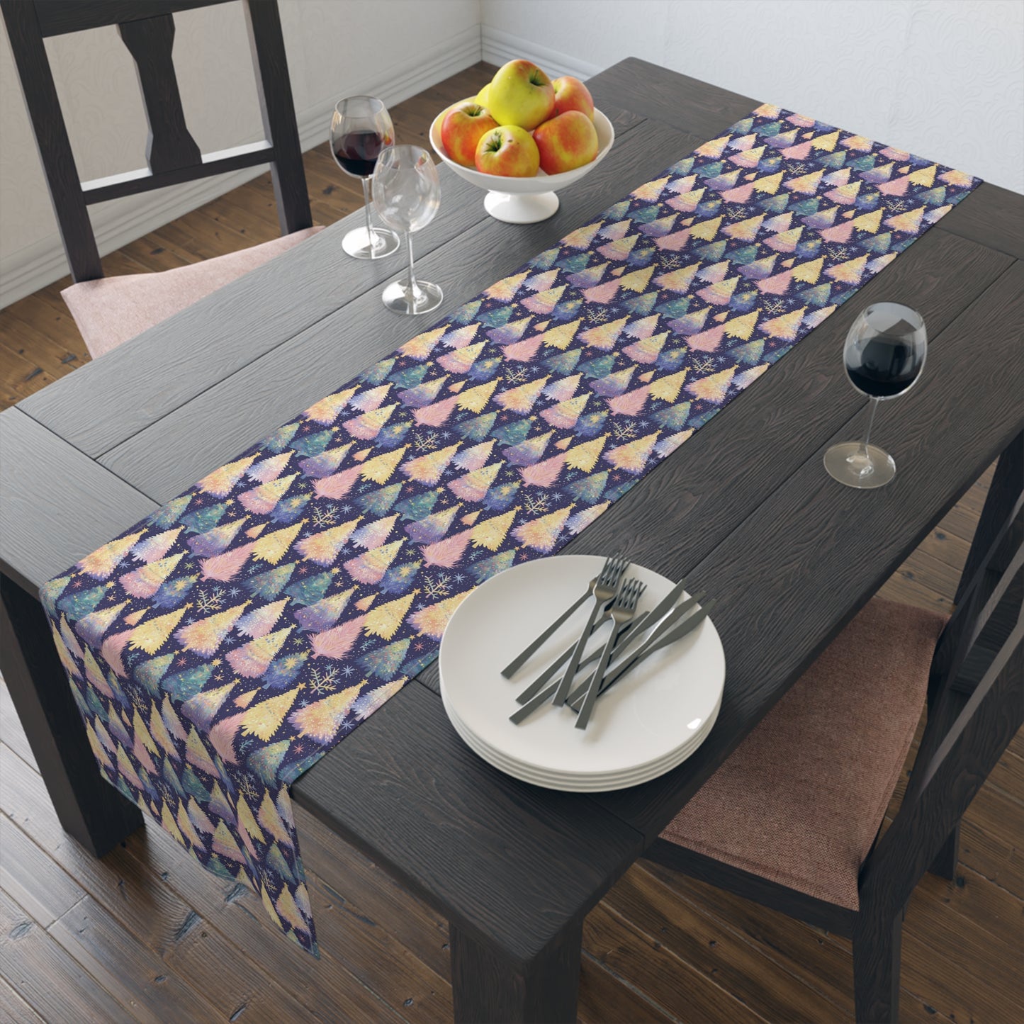 Whimsical Trees Table Runner (Cotton, Poly)