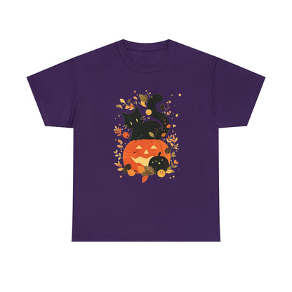 Spooky Kitty Unisex Heavy Cotton Tee