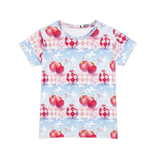 Apple Bapple Women's Short Sleeve Shirt (AOP)